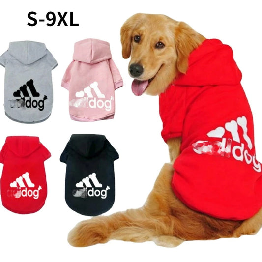 Winter Pet Dog Clothes Dogs Hoodies Fleece Warm Sweatshirt Small Medium Large Dogs Jacket Clothing Pet Costume Dogs Clothes