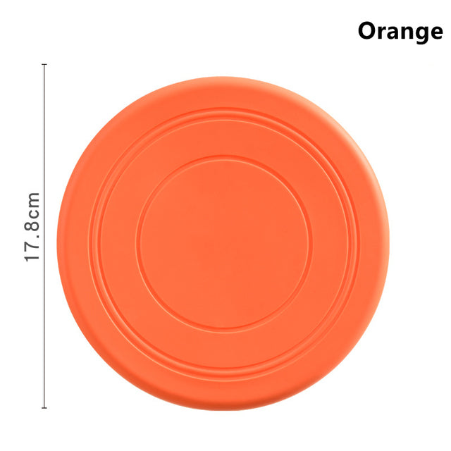 Soft Non-Slip Dog Flying Disc Silicone Anti-Chew Dog Toy Pet Puppy Training Interactive Dog Supplies