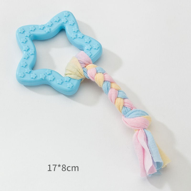 Washable Rope Dog Toy Bite Resistant Pet Dog Chew Toys for Small Dogs Cleaning Teeth Interactive Dogs Toys Pet Accessories