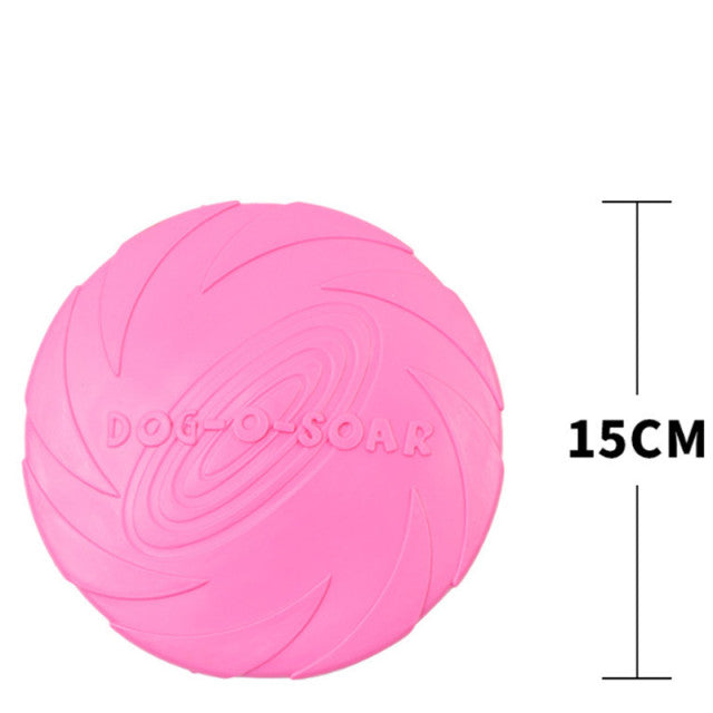 2020 Pet UFO Toys New Small Medium Large Dog Flying Discs Trainning Interactive Toy Puppy Rubber Fetch Flying Disc 15/18/22cm