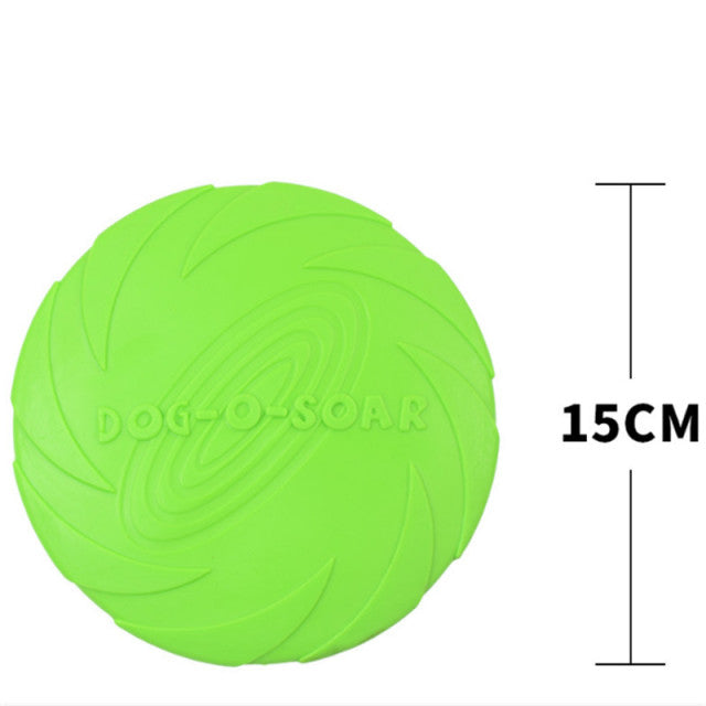 2020 Pet UFO Toys New Small Medium Large Dog Flying Discs Trainning Interactive Toy Puppy Rubber Fetch Flying Disc 15/18/22cm