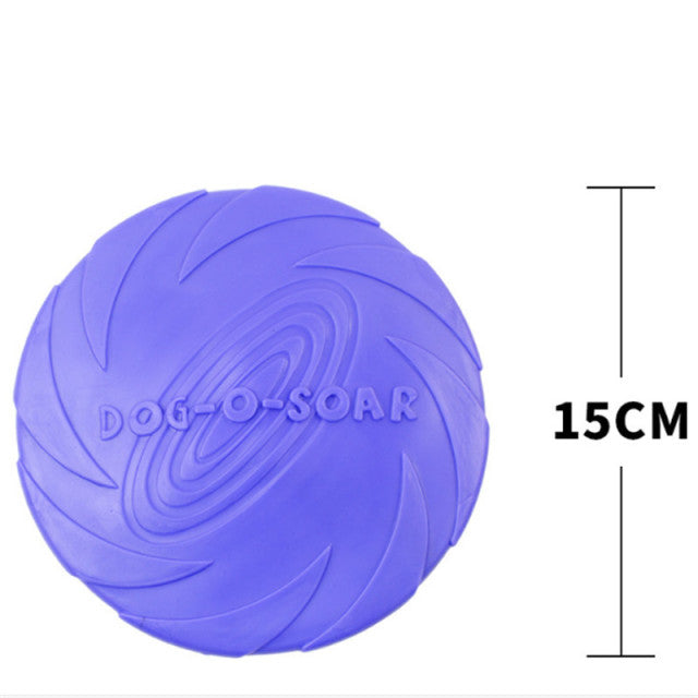 2020 Pet UFO Toys New Small Medium Large Dog Flying Discs Trainning Interactive Toy Puppy Rubber Fetch Flying Disc 15/18/22cm