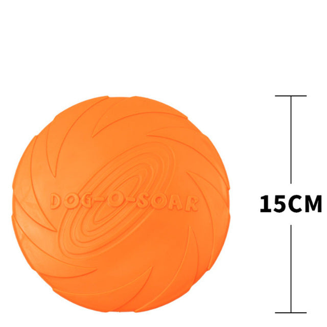 2020 Pet UFO Toys New Small Medium Large Dog Flying Discs Trainning Interactive Toy Puppy Rubber Fetch Flying Disc 15/18/22cm