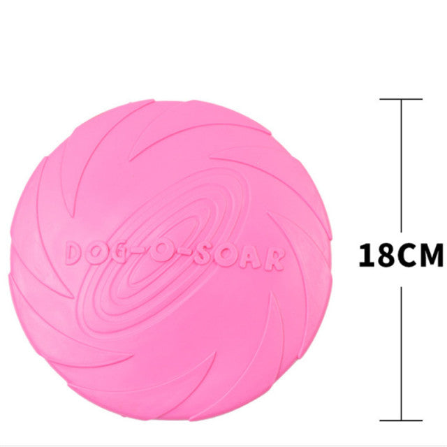 2020 Pet UFO Toys New Small Medium Large Dog Flying Discs Trainning Interactive Toy Puppy Rubber Fetch Flying Disc 15/18/22cm