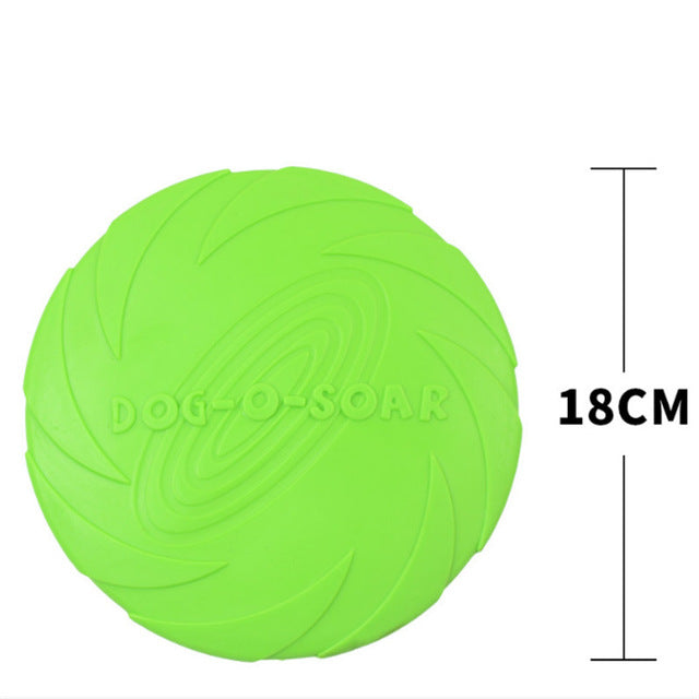 2020 Pet UFO Toys New Small Medium Large Dog Flying Discs Trainning Interactive Toy Puppy Rubber Fetch Flying Disc 15/18/22cm