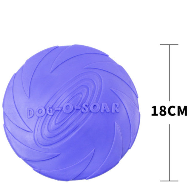 2020 Pet UFO Toys New Small Medium Large Dog Flying Discs Trainning Interactive Toy Puppy Rubber Fetch Flying Disc 15/18/22cm