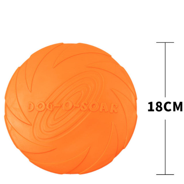2020 Pet UFO Toys New Small Medium Large Dog Flying Discs Trainning Interactive Toy Puppy Rubber Fetch Flying Disc 15/18/22cm