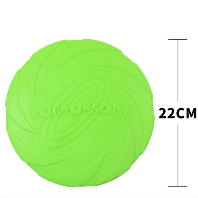 2020 Pet UFO Toys New Small Medium Large Dog Flying Discs Trainning Interactive Toy Puppy Rubber Fetch Flying Disc 15/18/22cm