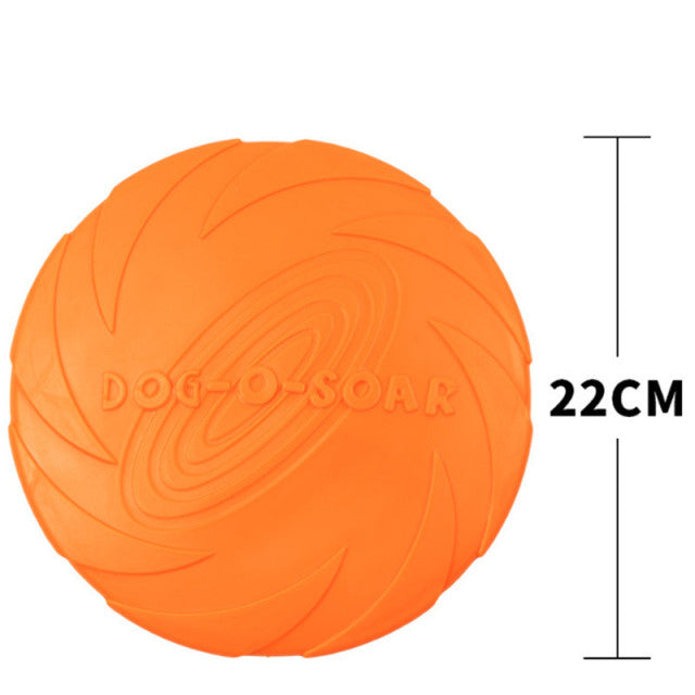 2020 Pet UFO Toys New Small Medium Large Dog Flying Discs Trainning Interactive Toy Puppy Rubber Fetch Flying Disc 15/18/22cm