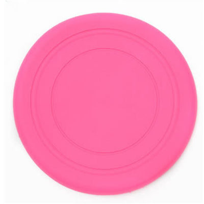 1pcs Funny Silicone Flying Saucer Dog Cat Toy Dog Game Flying Discs Resistant Chew Puppy Training Interactive Pet Supplies