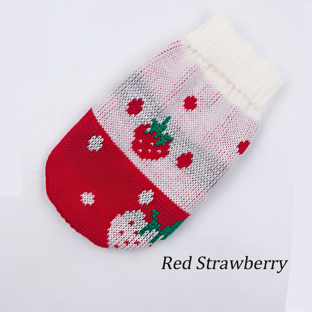 Christmas Cat Dog Sweater Pullover Winter Dog Clothes for Small Dogs Chihuahua Yorkies Puppy Jacket Pet Clothing ubranka dla psa