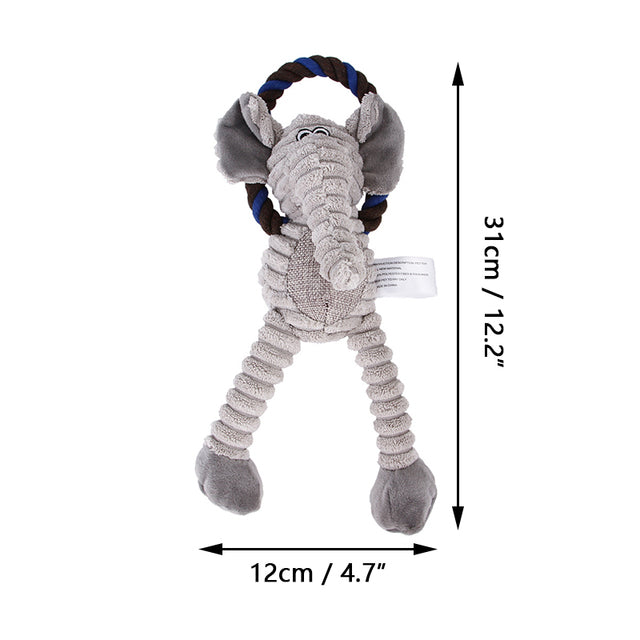 Dog Puppy Toys Pet Supplies Pets Chew Toy Animal Shape Squeak Cleaning  for Small Medium Dog Accessories Training Plush Sound