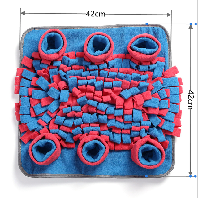 Pet Dog Snuffle Mat Nose Smell Training Sniffing Pad Dog Puzzle Toy Slow Feeding Bowl Food Dispenser Carpet Washable Dog toys