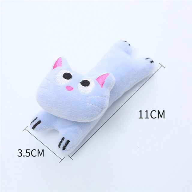 Cute Pet Dog Cat Plush Squeak Dog Toy Interesting Fleece Durable Chewing Pet Molar Toy Suitable For All Pets Elephant Duck Pig