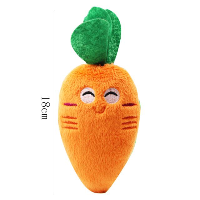 Cute Pet Dog Cat Plush Squeak Dog Toy Interesting Fleece Durable Chewing Pet Molar Toy Suitable For All Pets Elephant Duck Pig