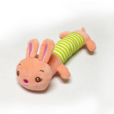 Cute Pet Dog Cat Plush Squeak Dog Toy Interesting Fleece Durable Chewing Pet Molar Toy Suitable For All Pets Elephant Duck Pig