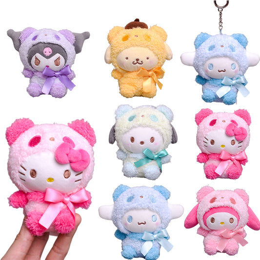40 Styles Anime Plush Super Kawaii My Melody Cinnamoroll Purin Dog Cute Doll Soft Stuffed Plush Keychain Kid Toys Girl Gift