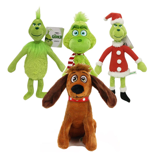18-32cm Anime How Grinchs Stole Plush Toy Christmas Soft Grinch Plush Toy Animal Dog Stuffed Doll For Kid Children Birthday Gift