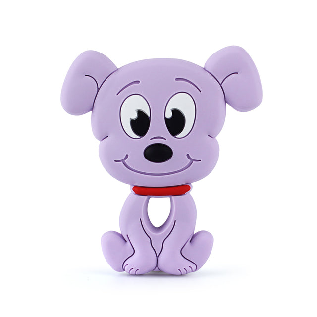 1pcs Animal Silicone Teethers BPA Free Nursing Baby Teething Toys Cartoons Heart Dog Cat Bear Dinosaur Silicone Beads DIY Chains