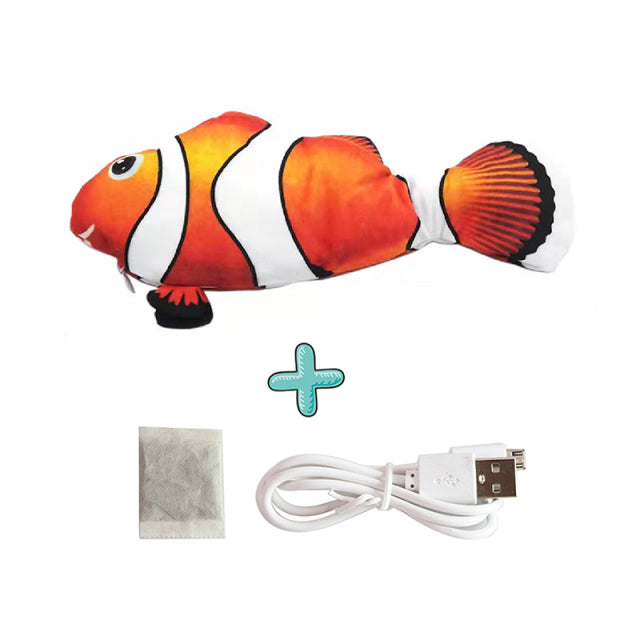 pet cats products dancing stuffed fish Funny Simulation interactive Pets pillow ragdoll fishes Electric Will jump automatically