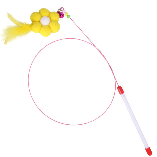 Cat Pets Toys Mouse Shape Balls Foldable Cat Kitten Play Tunnel Funny Cat Stick Mouse Supplies Simulation Fish Cat Accessories