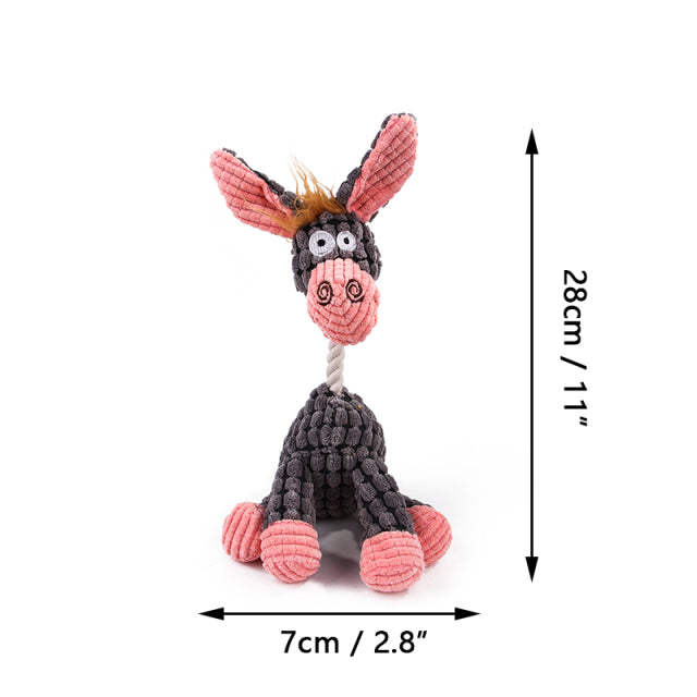 Dog Puppy Toys Pet Supplies Pets Chew Toy Animal Shape Squeak Cleaning  for Small Medium Dog Accessories Training Plush Sound