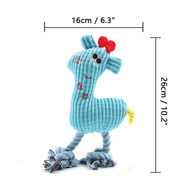 Dog Puppy Toys Pet Supplies Pets Chew Toy Animal Shape Squeak Cleaning  for Small Medium Dog Accessories Training Plush Sound