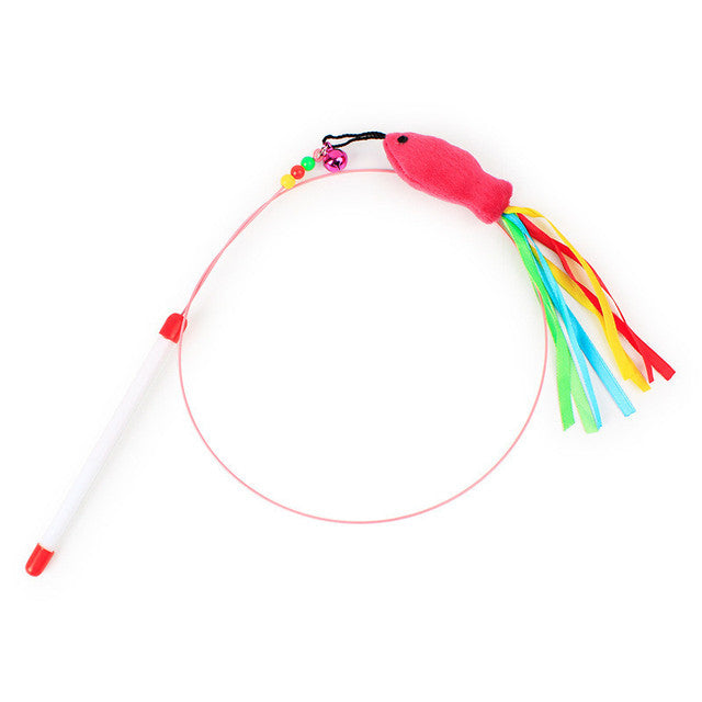 Automatic Electric Rotating Cat Toy Colorful Butterfly Bird Animal Shape Plastic Funny Pet Dog Kitten Interactive Training Toys