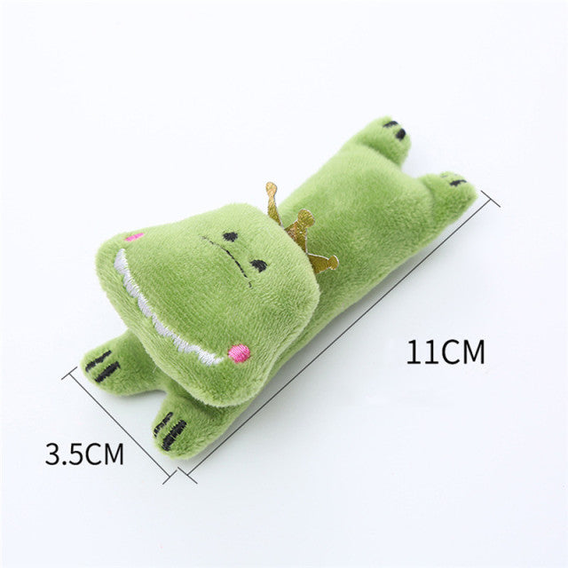 Cute Pet Dog Cat Plush Squeak Dog Toy Interesting Fleece Durable Chewing Pet Molar Toy Suitable For All Pets Elephant Duck Pig