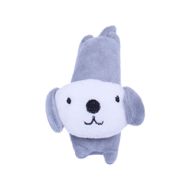 Cute Pet Dog Cat Plush Squeak Dog Toy Interesting Fleece Durable Chewing Pet Molar Toy Suitable For All Pets Elephant Duck Pig