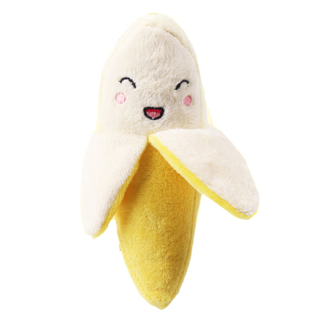 Cute Pet Dog Cat Plush Squeak Dog Toy Interesting Fleece Durable Chewing Pet Molar Toy Suitable For All Pets Elephant Duck Pig
