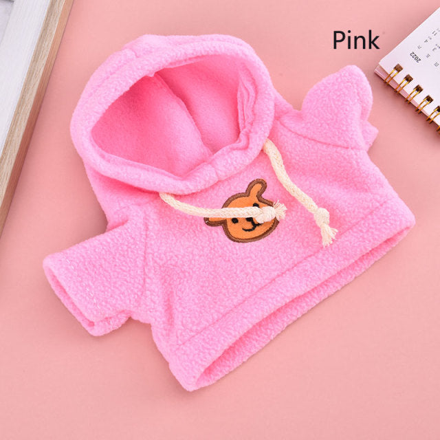 30cm LaLafanfan Cafe Duck Dog Clothes Plush Toys Cartoon Stuffed Dolls Accessories Clothing Hair Band Kids Girls Gift