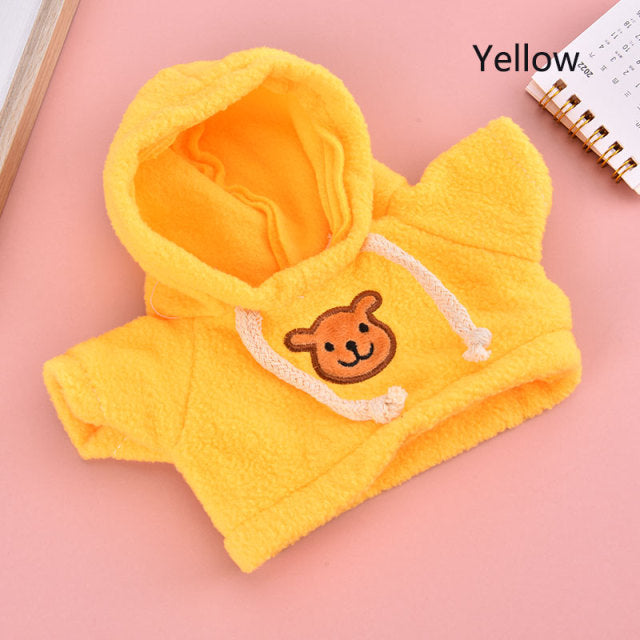 30cm LaLafanfan Cafe Duck Dog Clothes Plush Toys Cartoon Stuffed Dolls Accessories Clothing Hair Band Kids Girls Gift