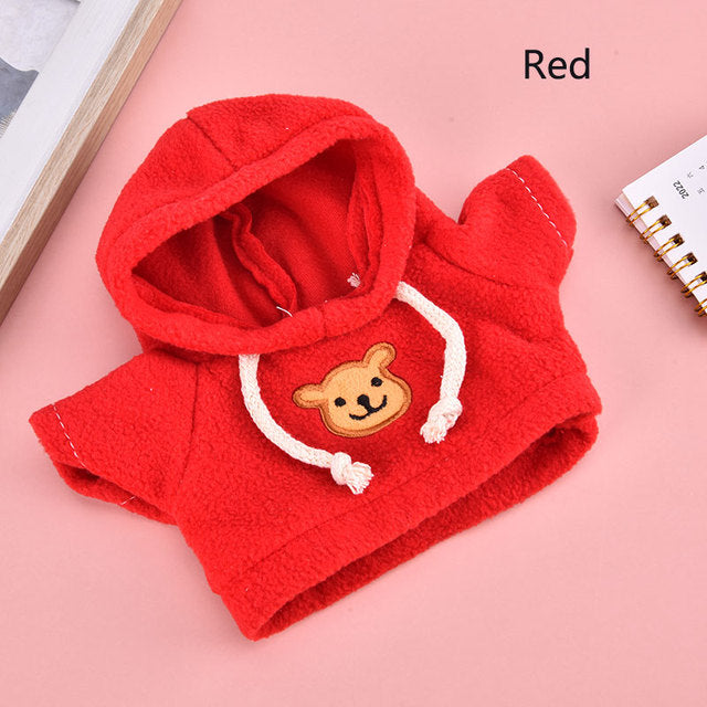 30cm LaLafanfan Cafe Duck Dog Clothes Plush Toys Cartoon Stuffed Dolls Accessories Clothing Hair Band Kids Girls Gift