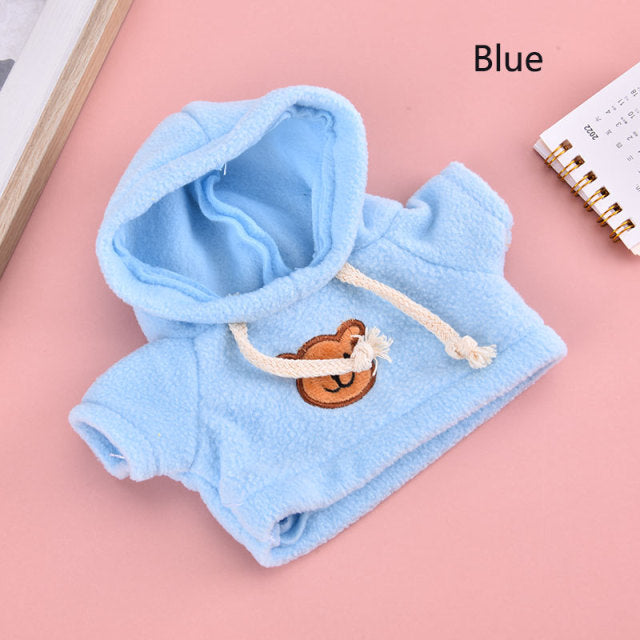 30cm LaLafanfan Cafe Duck Dog Clothes Plush Toys Cartoon Stuffed Dolls Accessories Clothing Hair Band Kids Girls Gift