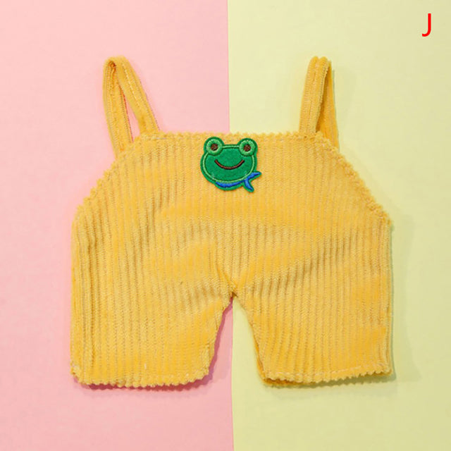30cm LaLafanfan Cafe Duck Dog Clothes Plush Toys Cartoon Stuffed Dolls Accessories Clothing Hair Band Kids Girls Gift