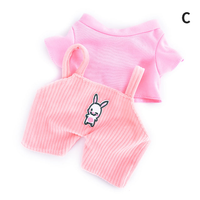 30cm LaLafanfan Cafe Duck Dog Clothes Plush Toys Cartoon Stuffed Dolls Accessories Clothing Hair Band Kids Girls Gift