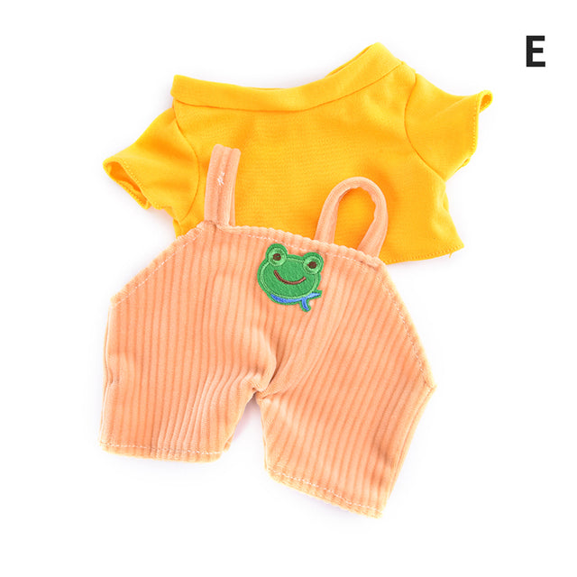 30cm LaLafanfan Cafe Duck Dog Clothes Plush Toys Cartoon Stuffed Dolls Accessories Clothing Hair Band Kids Girls Gift