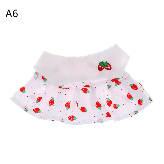 30cm LaLafanfan Cafe Duck Dog Clothes Plush Toys Cartoon Stuffed Dolls Accessories Clothing Hair Band Kids Girls Gift