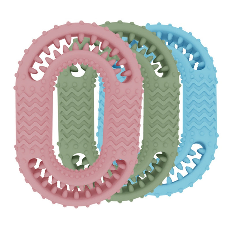 TPR Dog Rubber Resistance to Bite Dog Toy Strong Bite-resistant Pets Teethbrush Toys Train Teeth CleanING Chewing Toy Free Ship