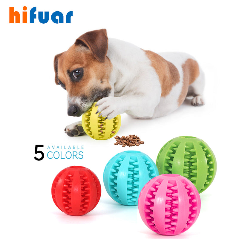 Toys for Dogs Ball Interactive Toys Dog Chew Toys Tooth Cleaning Elasticity Small Big Dog Toys Rubber Pet Ball Toys