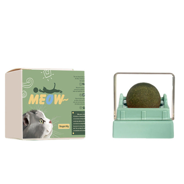 360° Rotation Natural Catnip Pet Roducts Cat Toys Chewing Toy Accessories Kitten Edible Treating Cleaning Teeth Teasing Supplies