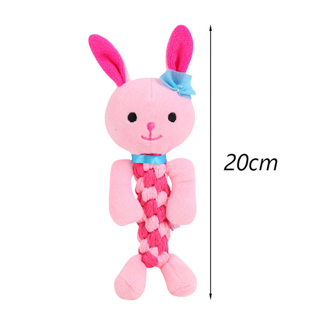 1pcs Bite Resistant Pet Dog Chew Toys for Small Dogs Cleaning Teeth Puppy Cat Rope Knot Ball Toy Playing mascotas Accessories