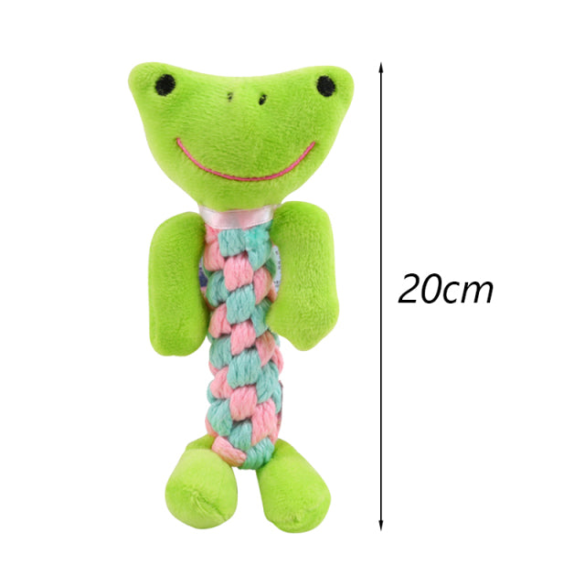 1pcs Bite Resistant Pet Dog Chew Toys for Small Dogs Cleaning Teeth Puppy Cat Rope Knot Ball Toy Playing mascotas Accessories