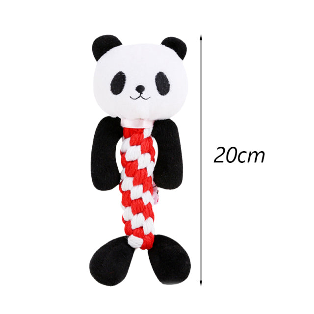 1pcs Bite Resistant Pet Dog Chew Toys for Small Dogs Cleaning Teeth Puppy Cat Rope Knot Ball Toy Playing mascotas Accessories