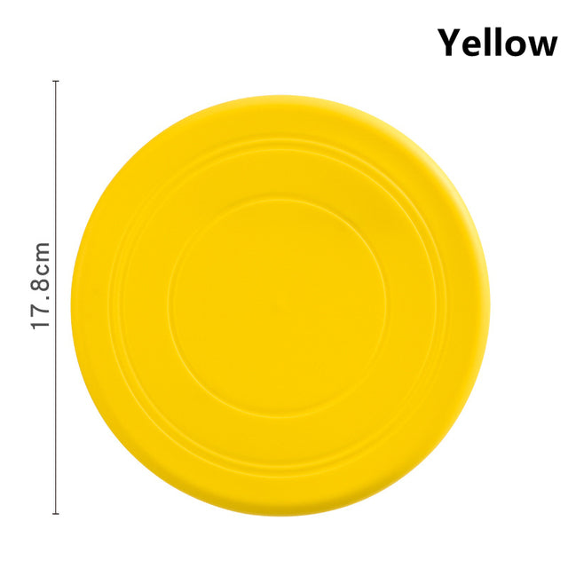 Soft Non-Slip Dog Flying Disc Silicone  Anti-Chew Dog Toy Pet Puppy Training Interactive Dog Supplies