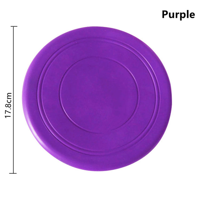 Soft Non-Slip Dog Flying Disc Silicone  Anti-Chew Dog Toy Pet Puppy Training Interactive Dog Supplies
