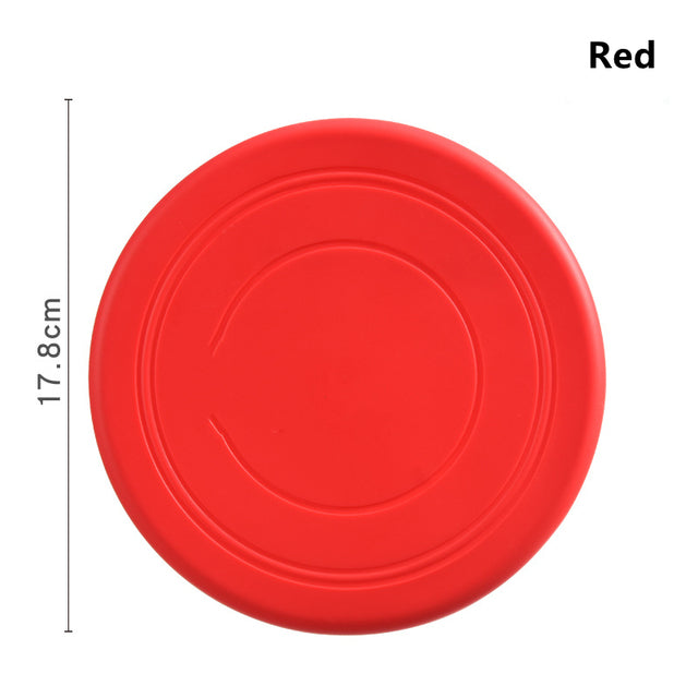 Soft Non-Slip Dog Flying Disc Silicone  Anti-Chew Dog Toy Pet Puppy Training Interactive Dog Supplies