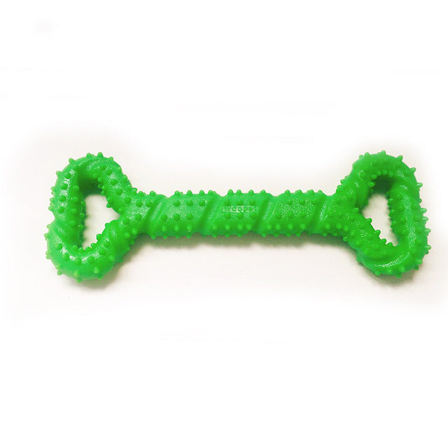 Pet Dog Chew Toys Pull Ring Bone Bite Resistant Molar Toothbrush Small Medium Large Dogs Training Interactive Toys Pet Supplies