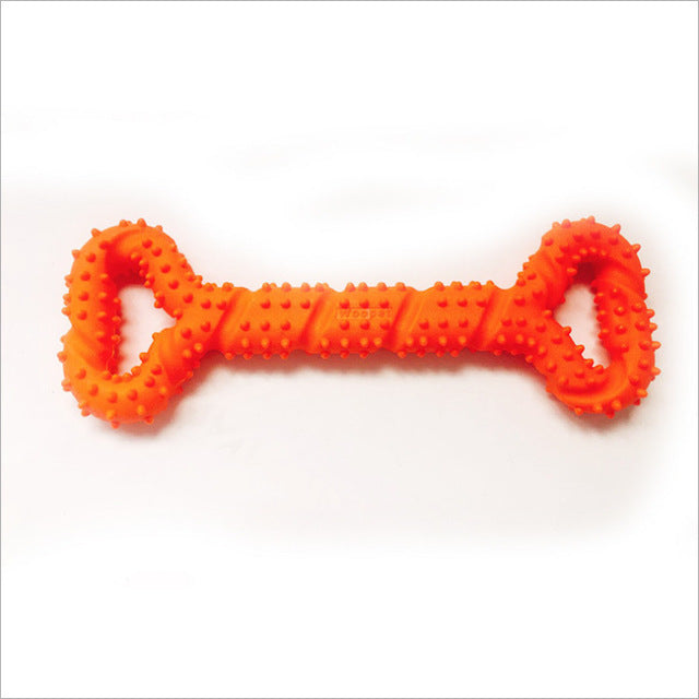 Pet Dog Chew Toys Pull Ring Bone Bite Resistant Molar Toothbrush Small Medium Large Dogs Training Interactive Toys Pet Supplies